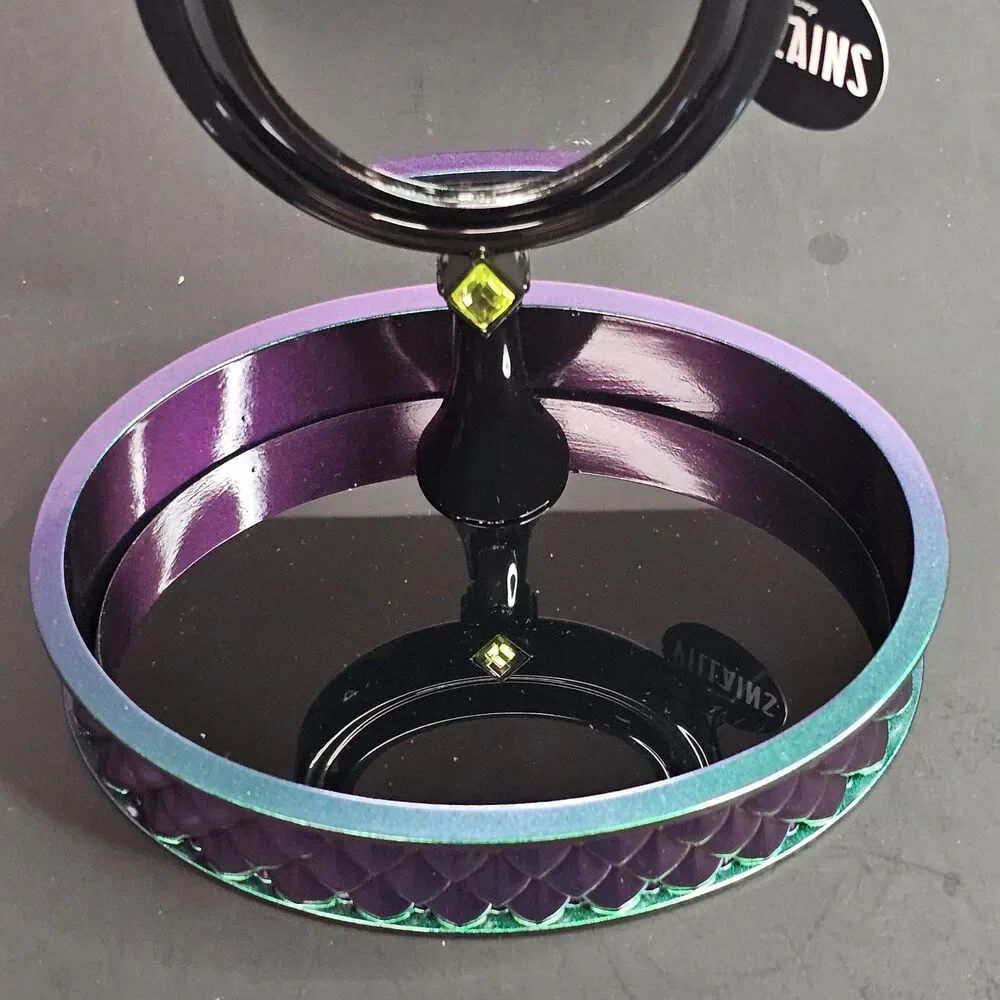 New Bath & Body Works Maleficent Mirror Tray Body Care Jewelry Disney Villains